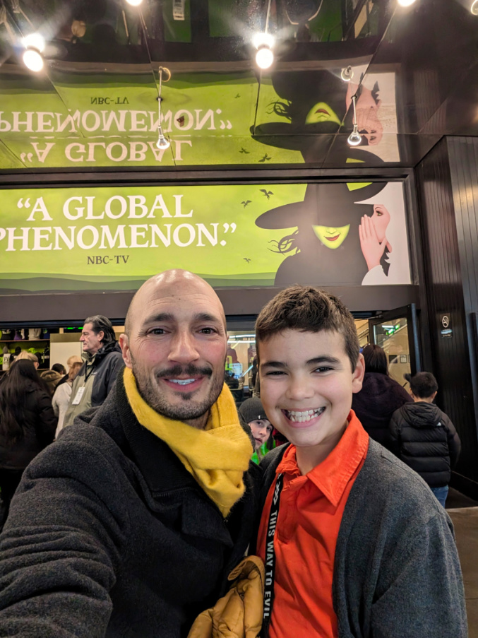 Taylor Family at Wicked on Broadway at Gershwin Theater New York City 1