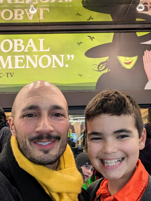 Taylor Family at Wicked on Broadway at Gershwin Theater New York City 1b