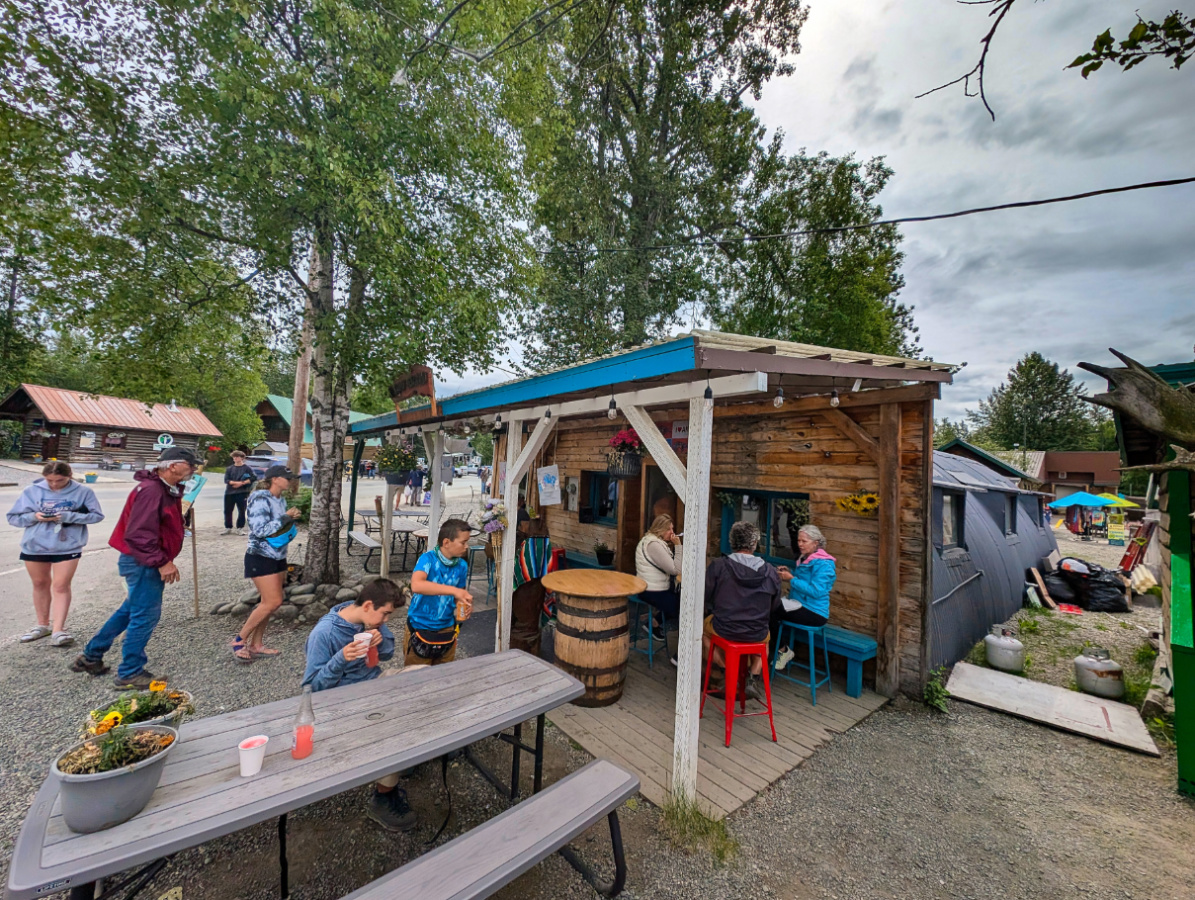 Taylor Family at Wild Alaska Cafe Talkeetna Alaska 1