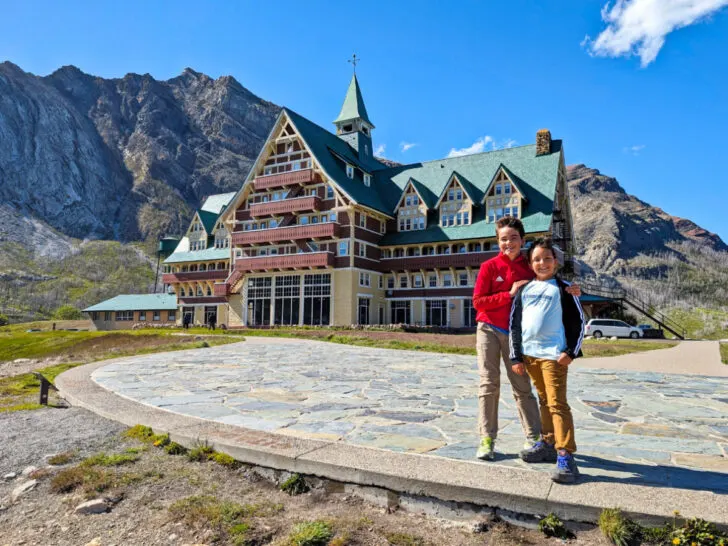 Taylor Family at the Prince of Wales Hotel in Waterton Lakes National Park Alberta Canada 1