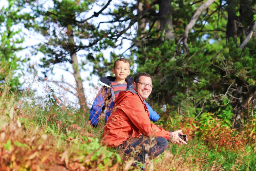 Taylor Family bird watching in Hayden Valley Yellowstone National Park Wyoming 1