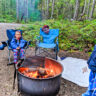 Taylor Family camping at Big Creek Campground Olympic National Forest Washington 1