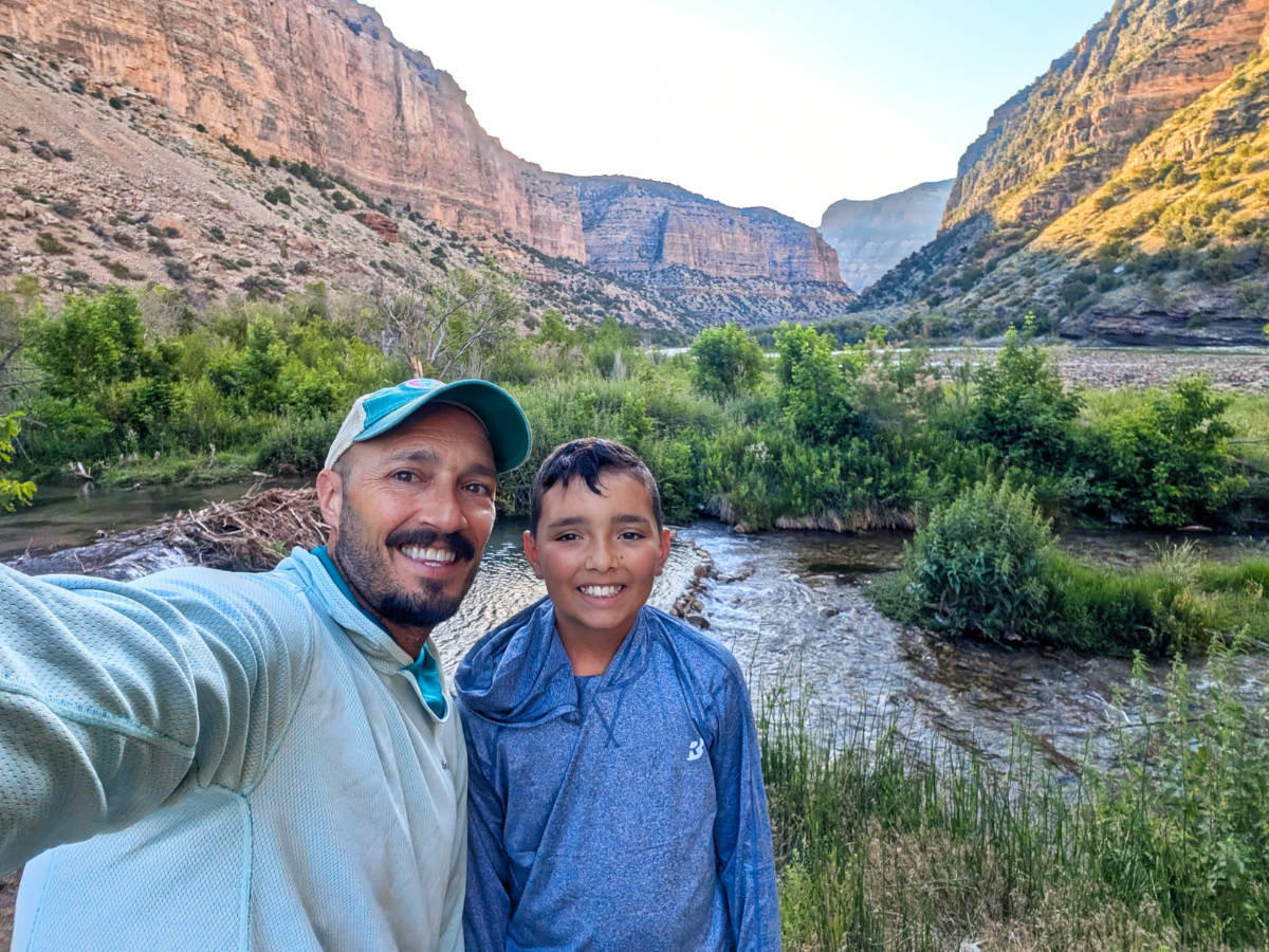 Taylor Family camping on Green River with OARS in Gates of Lodore Dinosaur National Monument Utah 1