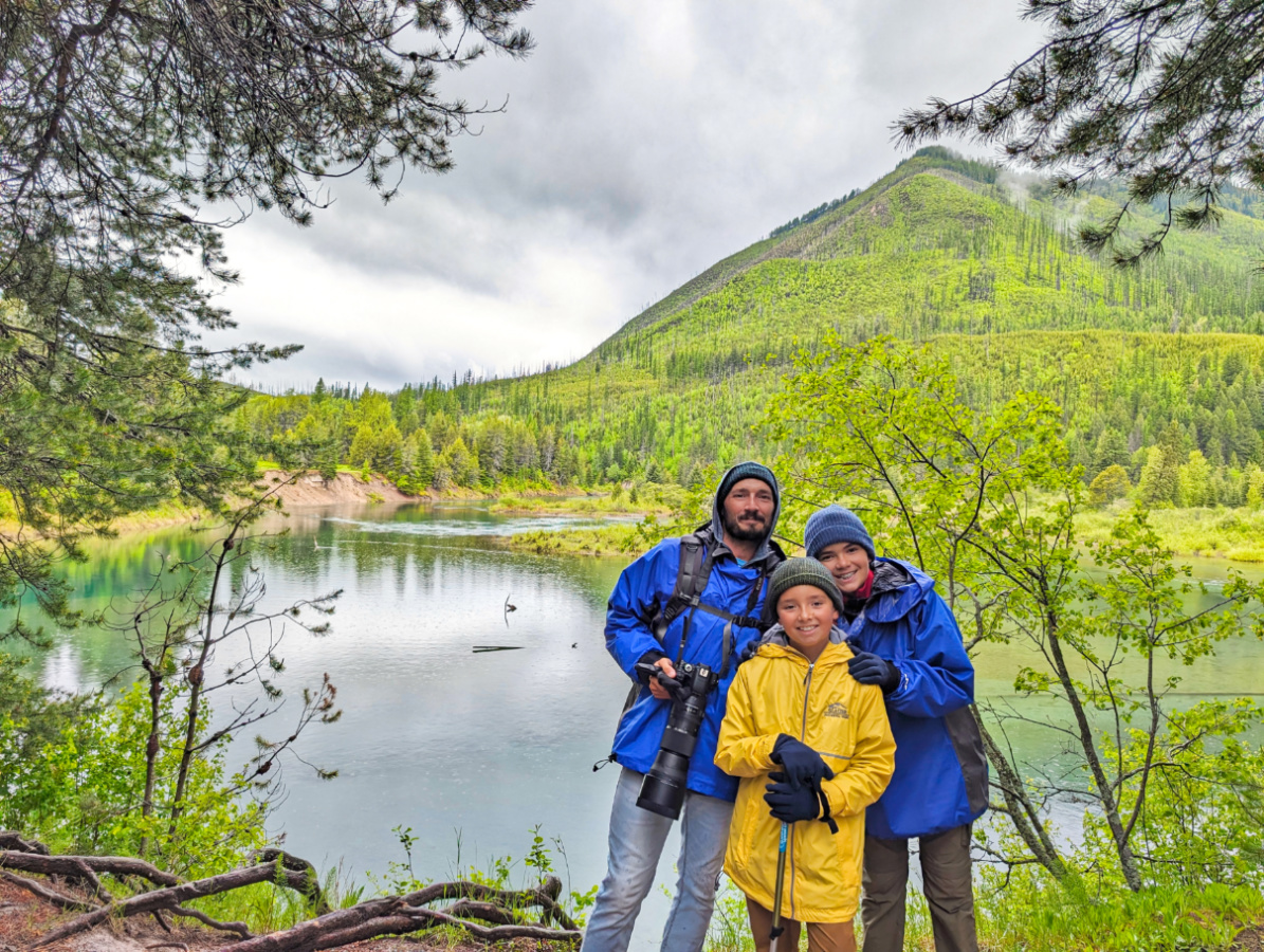 Taylor Family guided hike Glacier Guides Montana Raft Glacier National Park 2