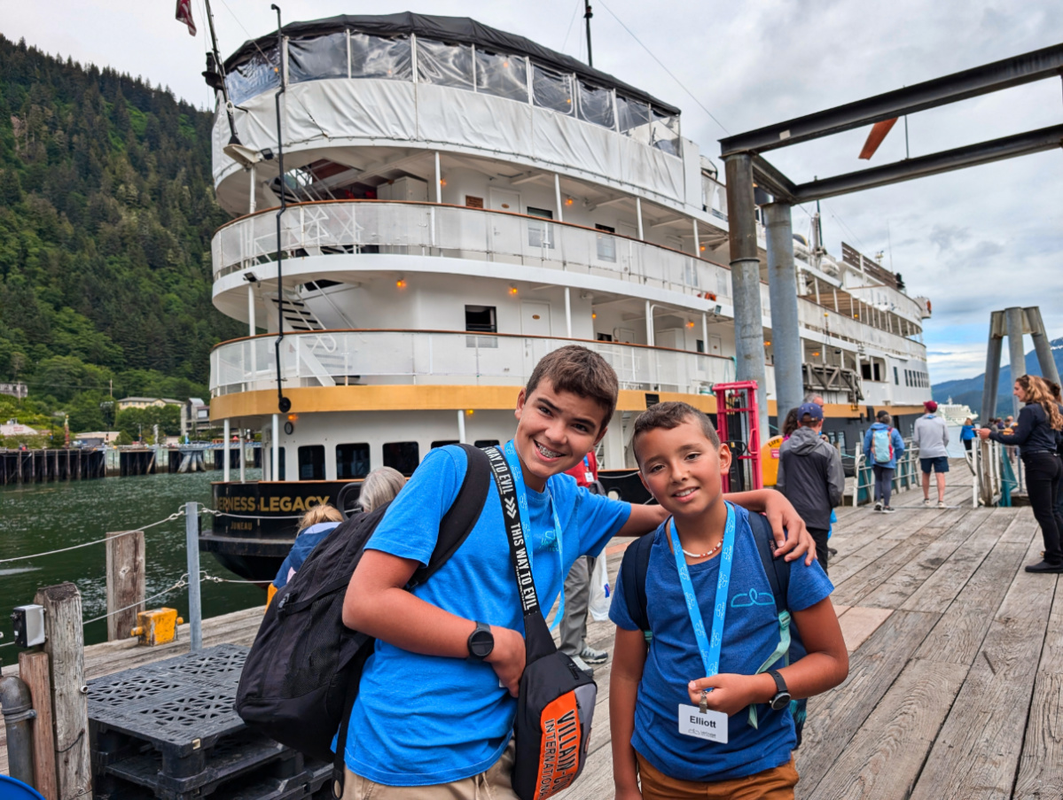 Taylor Family embarking on UnCruise Wilderness Legacy Juneau Alaska 4