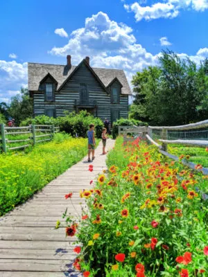 Taylor Family farm life exhibit at Museum of the Rockies in Bozeman Montana 3