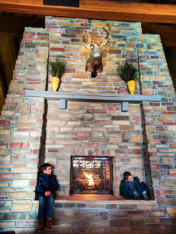 Taylor Family fireside Best Western Plus Bryce Canyon Grand Hotel Bryce Canyon NPS Utah 3