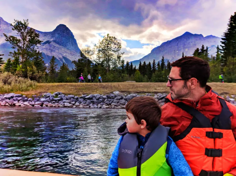 Taylor Family float trip Canmore Rafting Banff Alberta 1