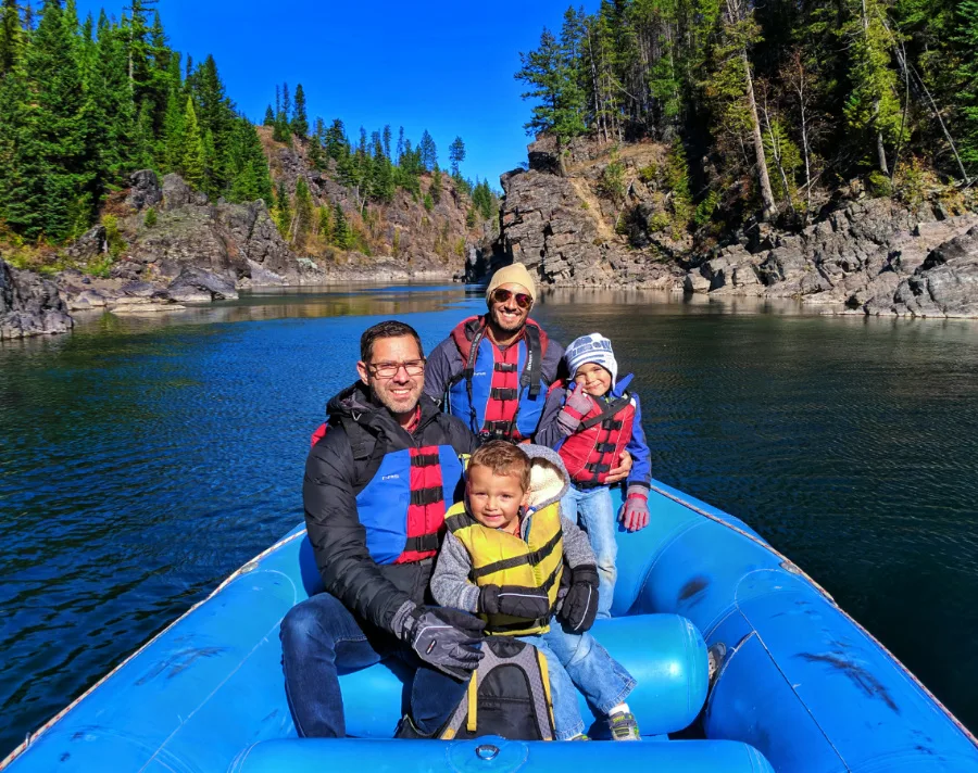 Taylor Family float trip Glacier Guides Montana Raft Glacier National Park 11