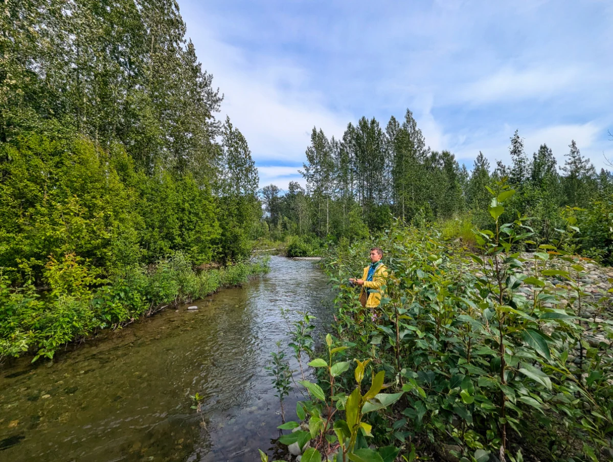 Taylor Family flyfishing at Montana Creek Talkeetna Wilderness Lodge Talkeetna Alaska 4