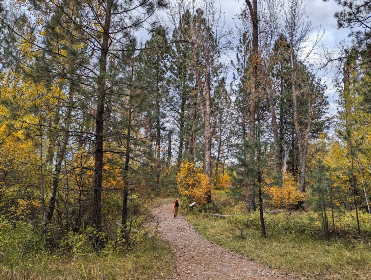 Taylor Family hiking at Maclay Flats Nature Trail Missoula Montana 1