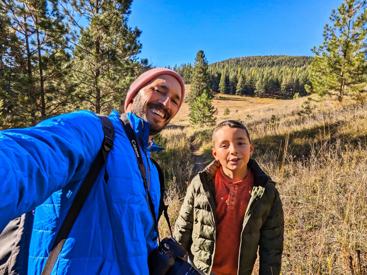 Taylor Family hiking at Sawmill Gulch Trail Rattlesnake Wilderness Missoula Montana 6