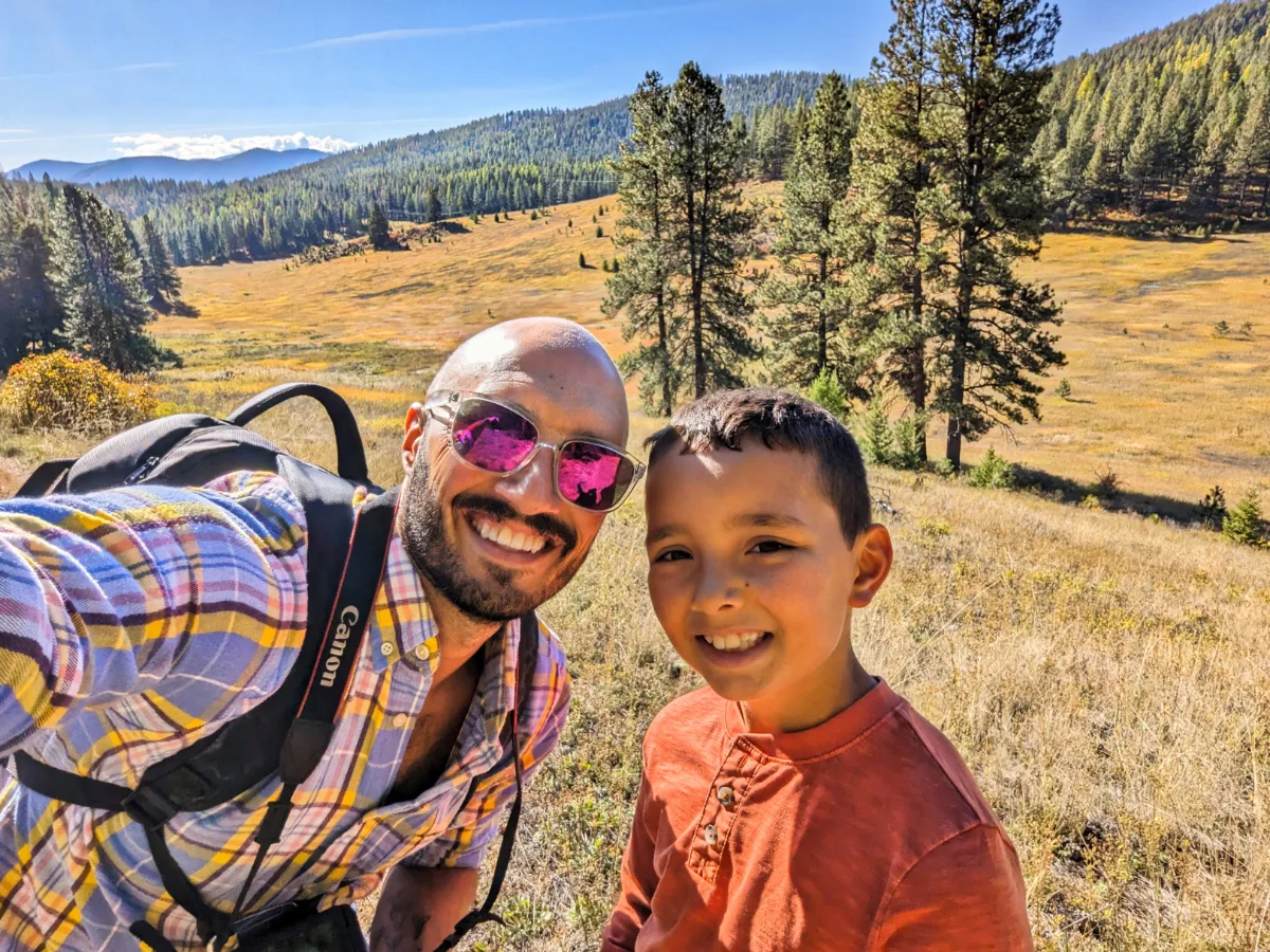 Taylor Family hiking at Sawmill Gulch Trail Rattlesnake Wilderness Missoula Montana 7