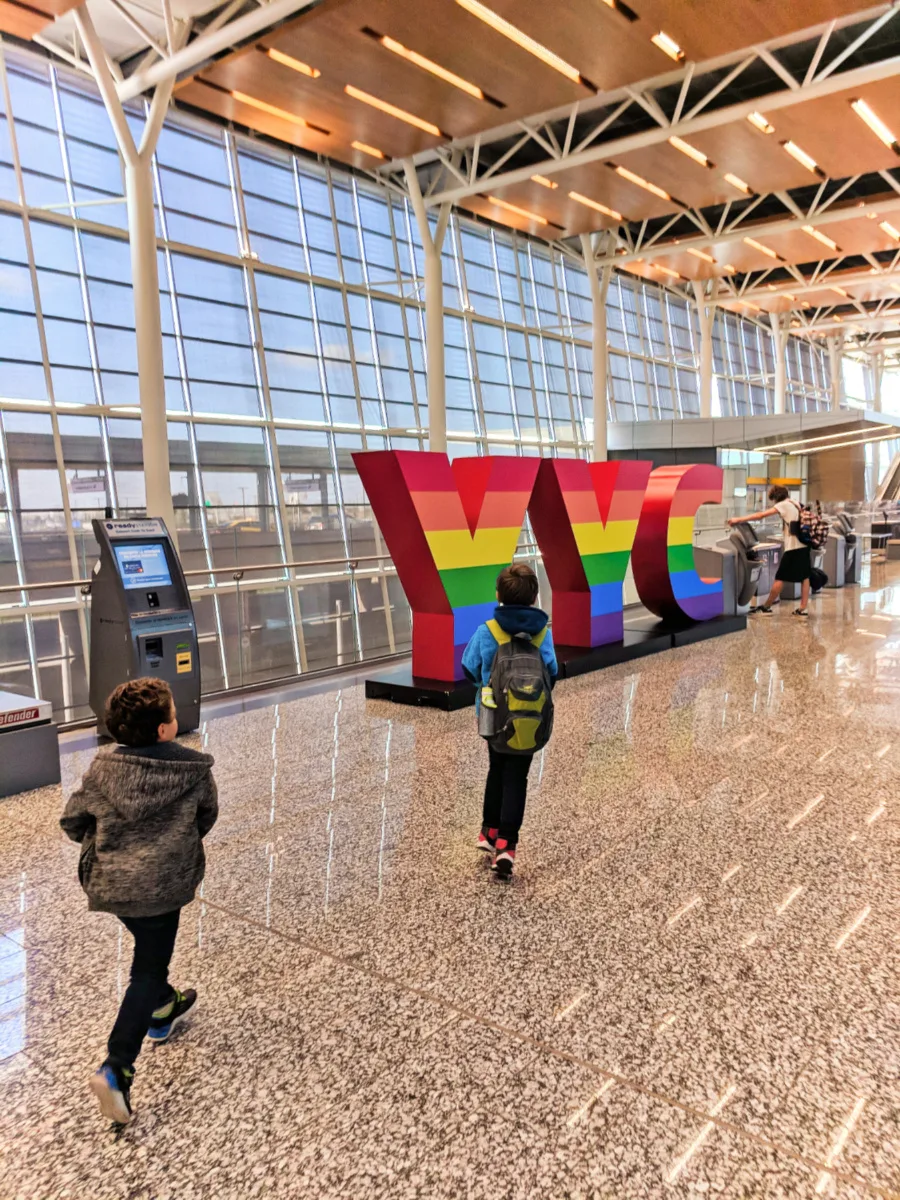 Taylor Family in Calgary International Airport Alberta YYC 1