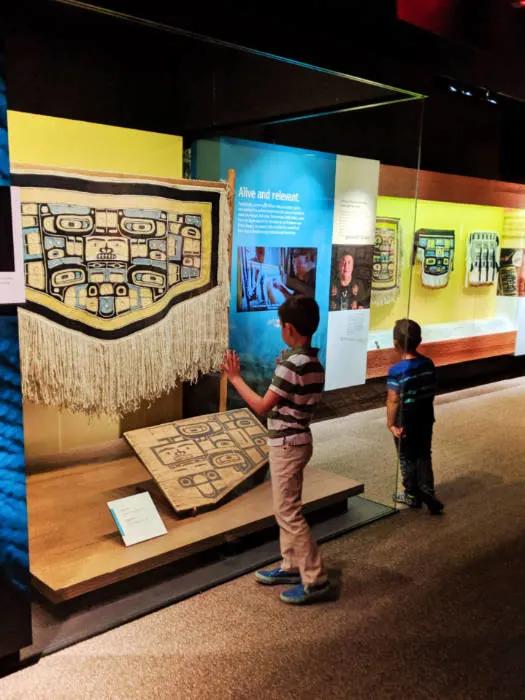 Taylor Family in First Nations exhibition Royal BC Museum Victoria BC 1