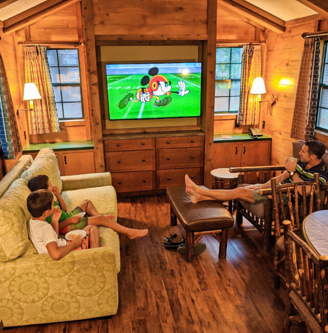 Taylor Family in Fort Wilderness Resort and Campground Cabin Disney World Orlando 5