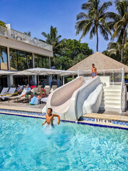 Taylor Family in Main Swimming Pool at Sundial Beach Resort Sanibel Island Fort Myers Florida 2