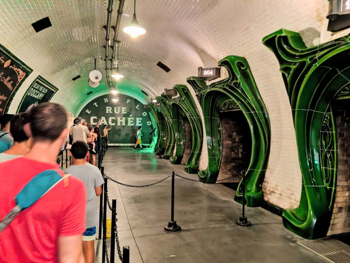Taylor Family in Paris Wizarding World of Harry Potter Ministry of Magic Epic Universe Universal Orlando
