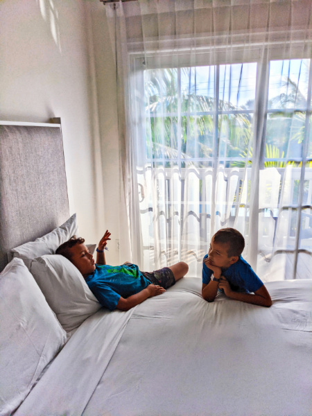 Taylor Family in Room at Marker Resort Hotel Key West Florida Keys 2