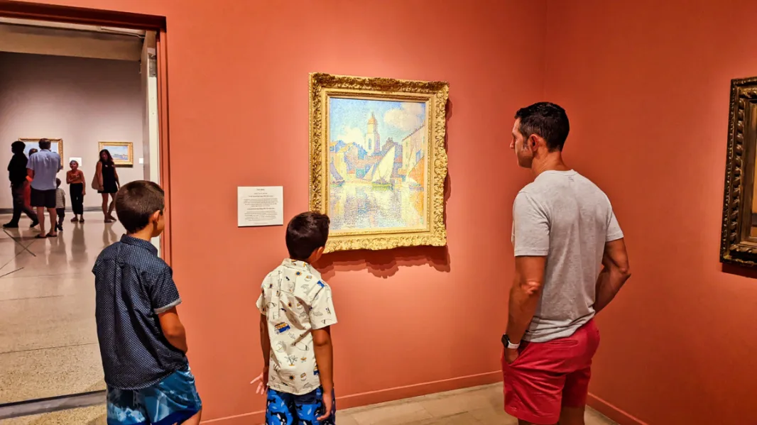 Taylor Family in San Diego Museum of Art Balboa Park San Diego 3