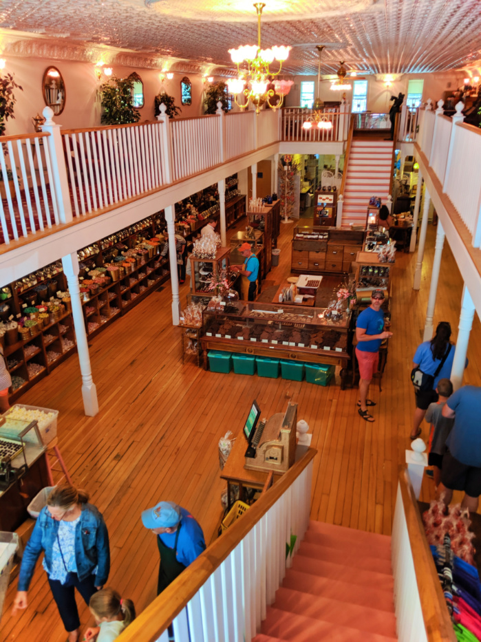 Taylor Family in Vintage Candy Shop in Philipsburg Montana 2