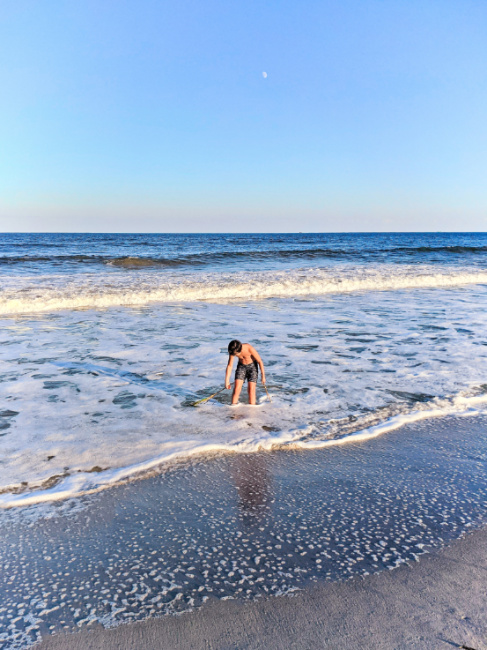 Taylor Family on Beach at Hanna Park Jacksonville Beach Jax Florida 8