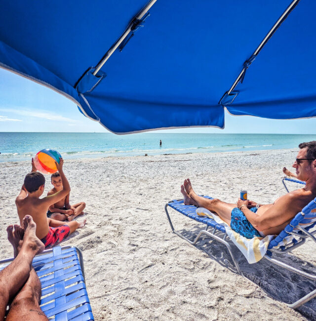 Taylor Family on Beach at Hilton Marco Island on the Beach Gulf Coast Florida 18
