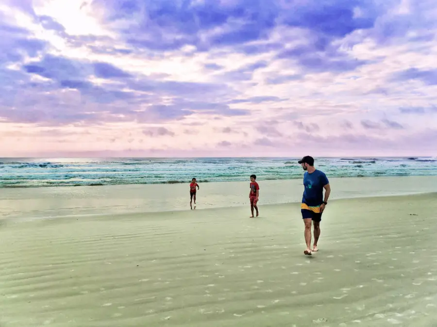 Taylor Family on Butler Beach Saint Augustine Florida 1