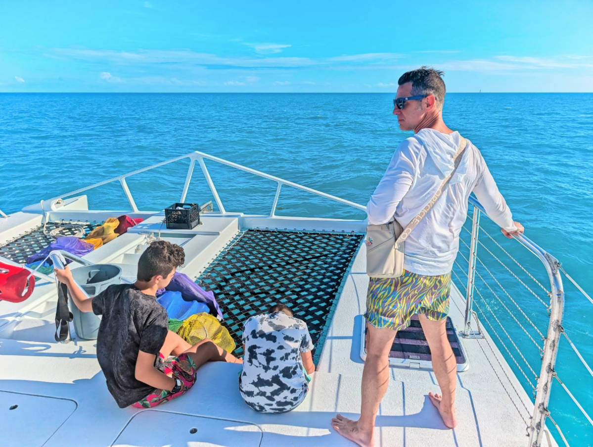 Taylor Family on Fury Double Dip Snorkel Tour Key West Florida Keys 1