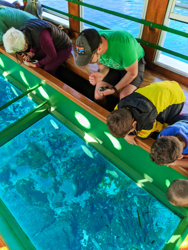 Taylor Family on Glass Bottom Boat at Silver Springs State Park 1