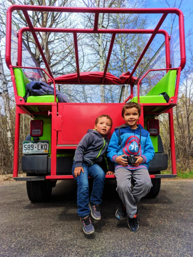 Taylor Family on Green Jeep Tour in Rocky Mountain National Park 6