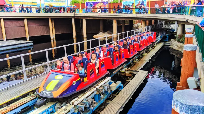 Taylor Family on Incredicoaster Pixar Pier California Adventure Disneyland 2020 3