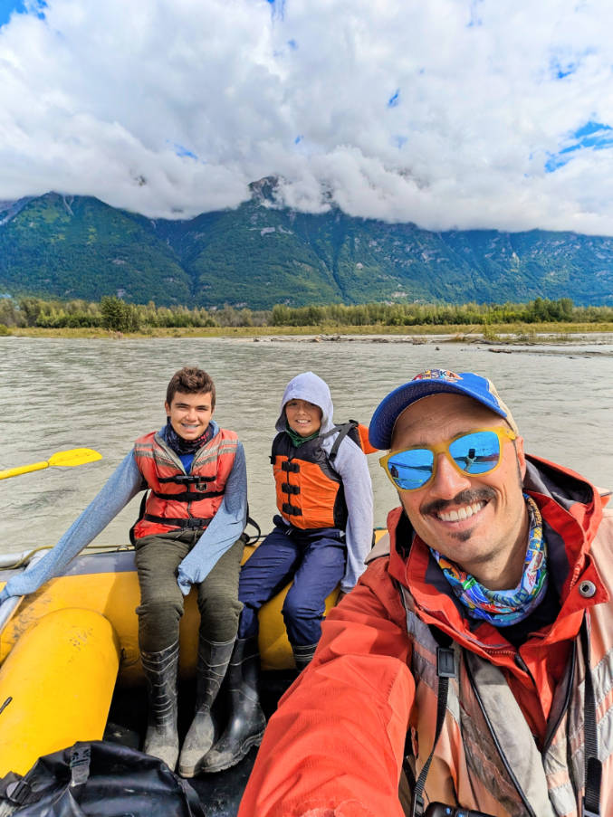 Taylor Family on Scenic Float at Chilkat Bald Eagle Preserve Haines Alaska 1