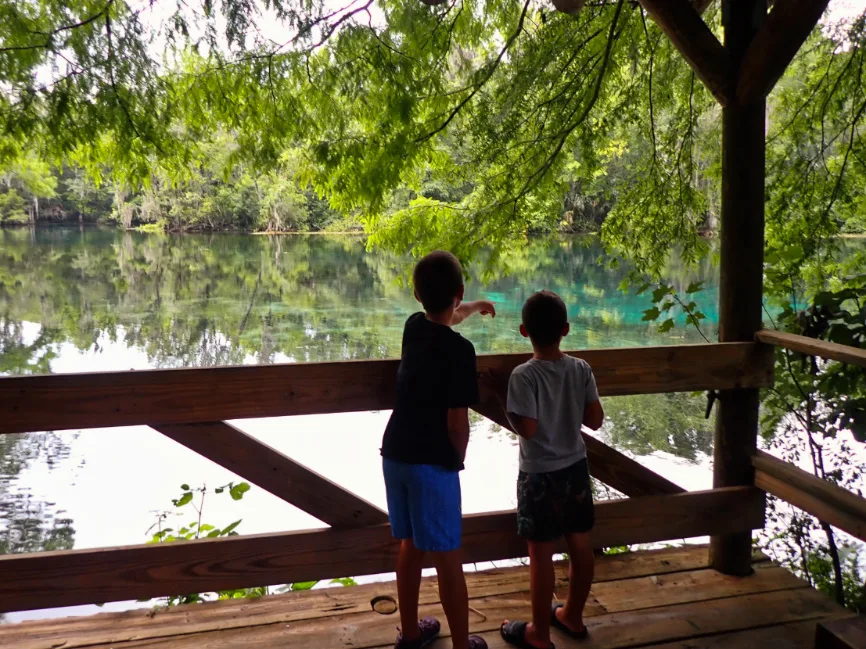 Taylor Family on Springs Trail System at Silver Spring State Park Ocala Florida 2