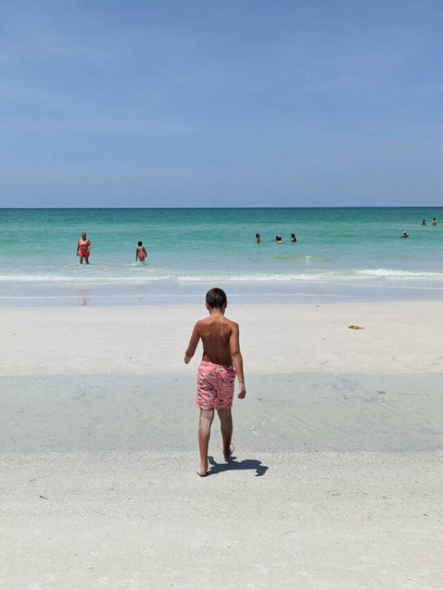 Taylor Family on White Sand at Sarasota Beach Siesta Key Sarasota Florida 1