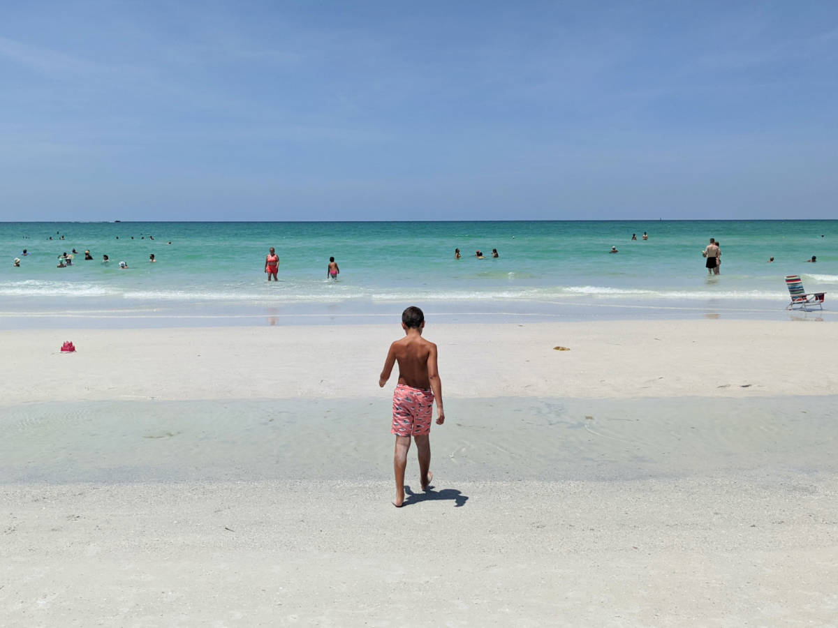 Taylor Family on White Sand at Sarasota Beach Siesta Key Sarasota Florida 1