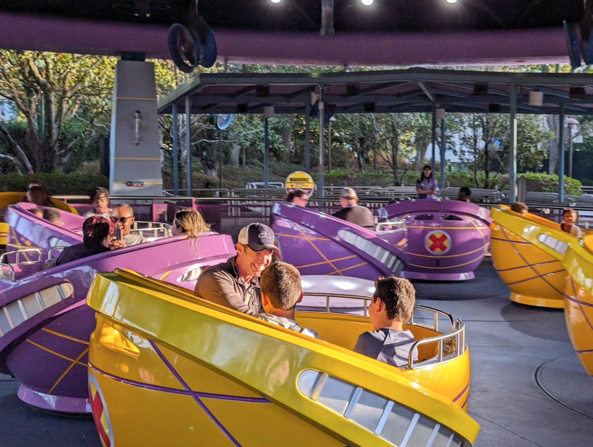 Taylor Family on XMen Storm Force Marvel Super Hero Island at Islands of Adventure Universal Orlando Resort