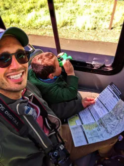 Taylor Family on Zion Shuttle Zion National Park Utah 1