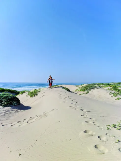 Taylor Family on dunes in Santa Maria Valley California 3