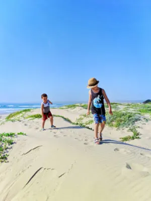 Taylor Family on dunes in Santa Maria Valley California 6