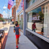Taylor Family outside Hotel Trundle Downtown Columbia South Carolina 1