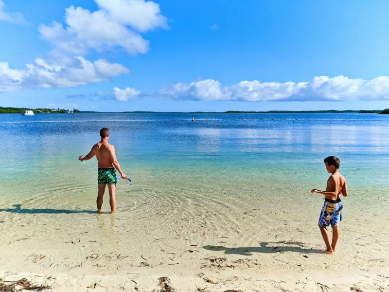 Taylor Family snorkeling at John Pennekamp Coral Reef State Park Key Largo Florida Keys 2020 1