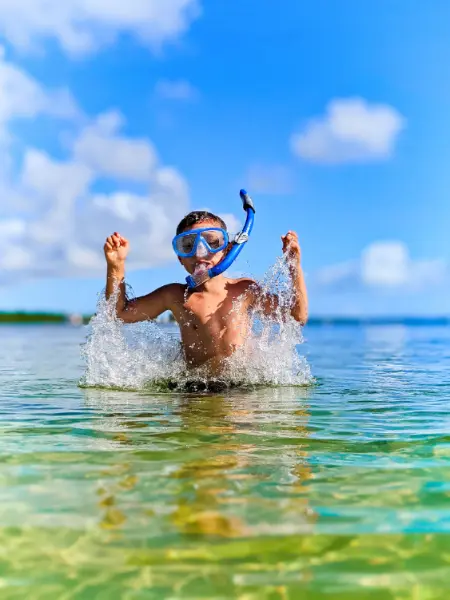 Taylor Family snorkeling at John Pennekamp Coral Reef State Park Key Largo Florida Keys 2020 13