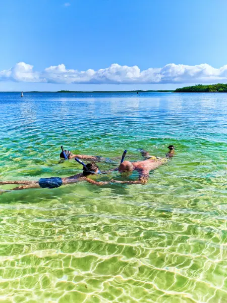 Taylor Family snorkeling at John Pennekamp Coral Reef State Park Key Largo Florida Keys 2020 9