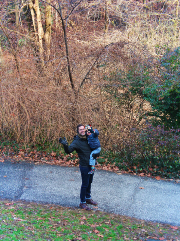 Taylor Family walking in Central Park New York City 1