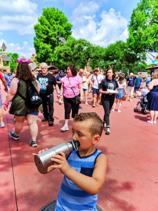 Taylor Family water bottle in Frontierland Magic Kingdom Disney World Florida 1