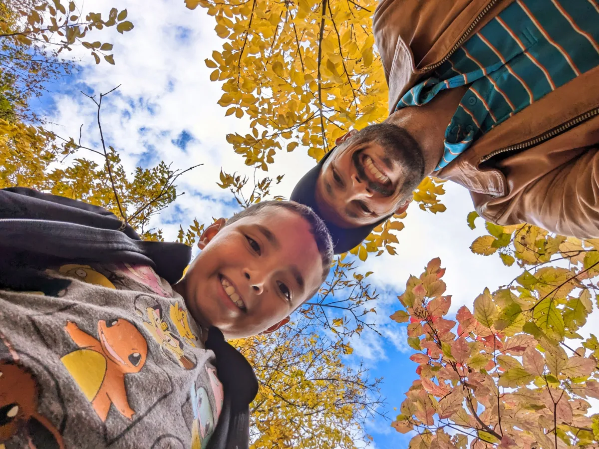 Taylor Family with Fall Colors in Missoula Montana 1