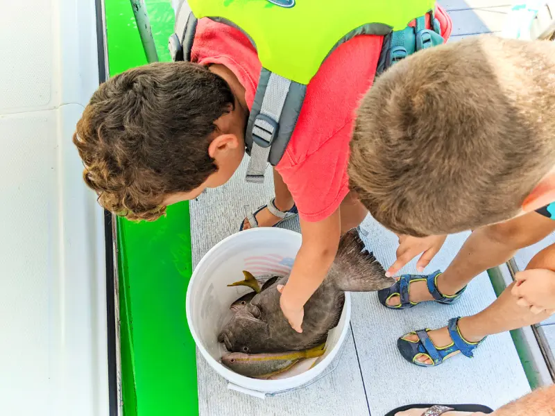 Taylor Family with Fresh Catches with Two Conchs Fishing Marathon Key Florida Keys 2020 1