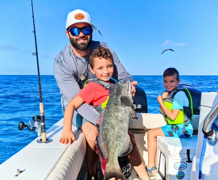 Taylor Family with Grouper Fishing with Two Conchs out of Marathon Key 2020 1
