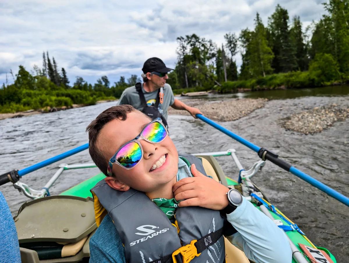 Taylor Family with Willow Creek Tours Scenic Float Willow Alaska 4